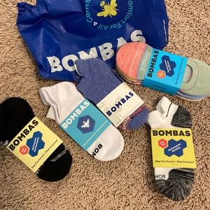 Bombas womens socks M 7 pair